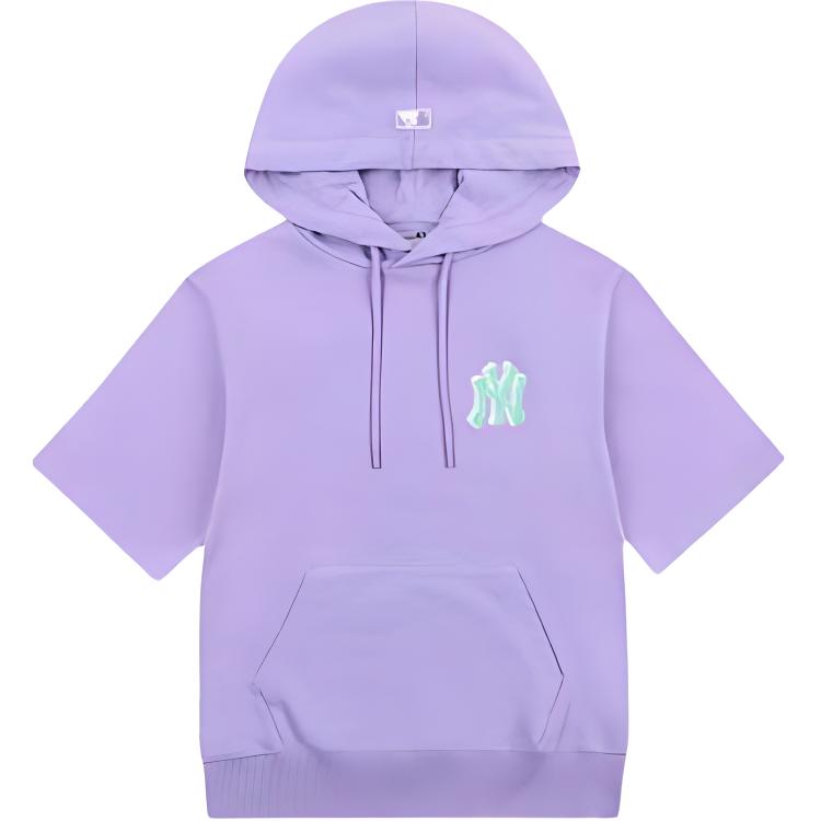 MLB New York Yankees Logo Loose Fit Hoodie Unisex - Violet 31HD51131-50V