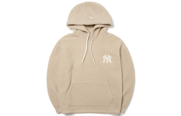MLB New York Yankees Logo Loose Hoodie Desert Yellow Unisex 3AHDE5216-50SAS