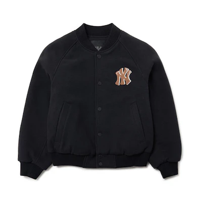 MLB New York Yankees Logo Print Black Baseball Jacket Unisex Back to School. 3AJP16016-50BKS