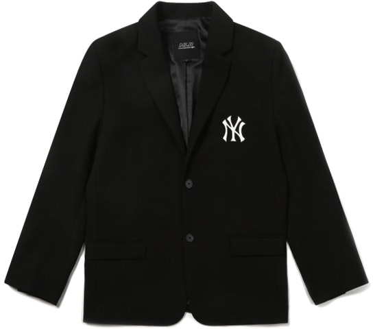 mlb-new-york-yankees-logo-print-black-long-sleeve-blazer-unisex-31-jk-01061-50-l