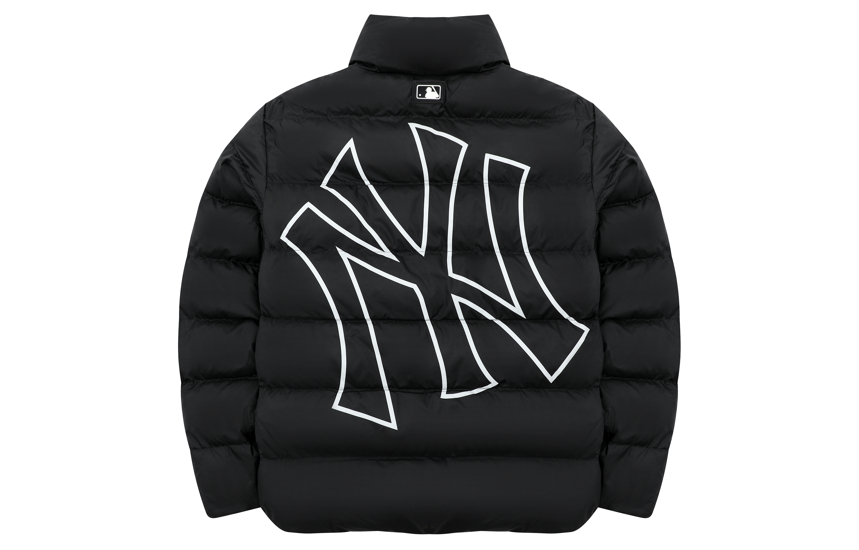 Order MLB 뉴욕 양키스 로고 프린트 블랙 푸퍼 자켓 유니섹스 숏 집업 3ADJB0726-50BKS
