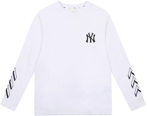 MLB New York Yankees Logo Print Long Sleeve T-Shirt Unisex White 31TSSL111-50W Buy MLB New York Yankees Logo Print Long Sleeve T-Shirt Unisex White 31TSSL111-50W