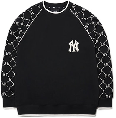 MLB New York Yankees Logo Crewneck Sweatshirt Unisex Warna Hitam. 3AMTM0814-50BKS Order MLB New York Yankees Logo Crewneck Sweatshirt Unisex Warna Hitam. 3AMTM0814-50BKS