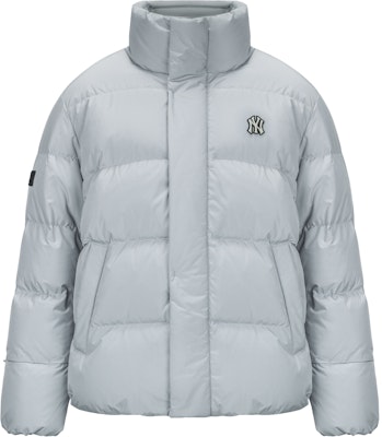 MLB 紐約洋基隊標誌灰色羽絨外套冬季男女通用款 3ADJB0416-50GRS Order MLB 紐約洋基隊標誌灰色羽絨外套冬季男女通用款 3ADJB0416-50GRS