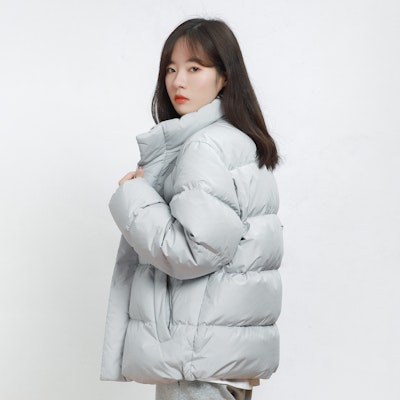 MLB 紐約洋基隊標誌灰色羽絨外套冬季男女通用款 3ADJB0416-50GRS Details for MLB 紐約洋基隊標誌灰色羽絨外套冬季男女通用款 3ADJB0416-50GRS