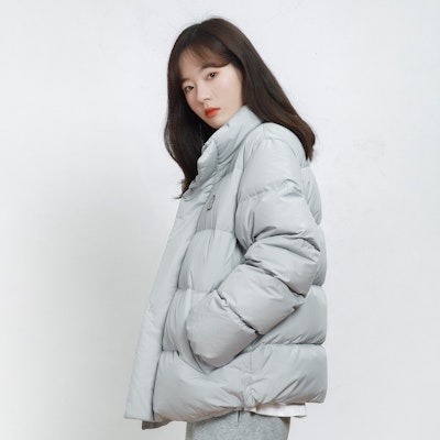 MLB 紐約洋基隊標誌灰色羽絨外套冬季男女通用款 3ADJB0416-50GRS Sizing MLB 紐約洋基隊標誌灰色羽絨外套冬季男女通用款 3ADJB0416-50GRS