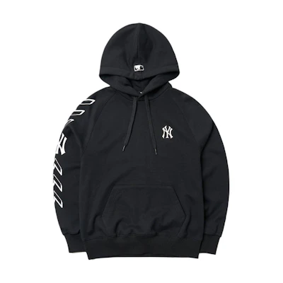 MLB New York Yankees Logo Pullover Hoodie Black Unisex Sweatshirt 3AHDS0114-50BKS