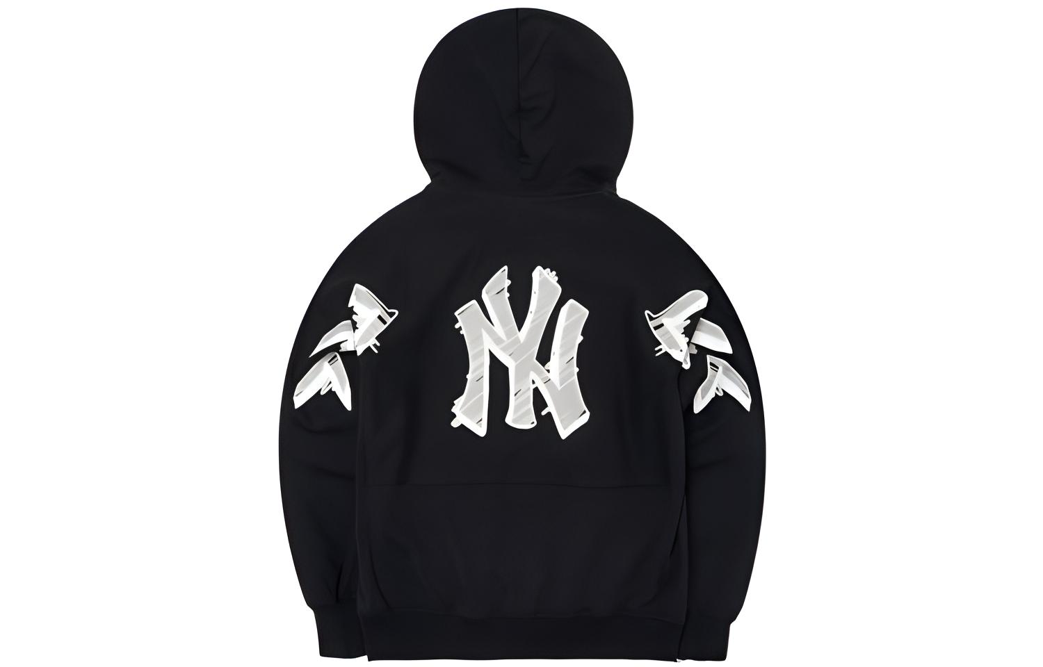 MLB New York Yankees Logo Pullover Hoodie Unisex Black 3AHDS0121-50BKS