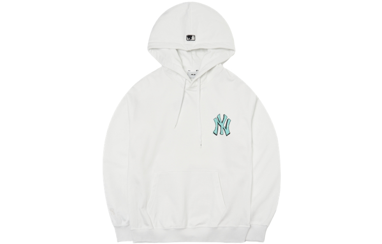 MLB New York Yankees Logo Pullover Hoodie Unisex White 3AHDS0121-50WHS