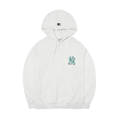 MLB New York Yankees Logo Pullover Hoodie Unisex White 3AHDS0121-50WHS