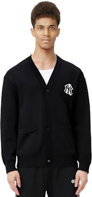 MLB ニューヨーク・ヤンキース ロゴ Vネック ニット セーター ユニセックス ブラック 3AKCB0131-50BKS Cheap MLB ニューヨーク・ヤンキース ロゴ Vネック ニット セーター ユニセックス ブラック 3AKCB0131-50BKS