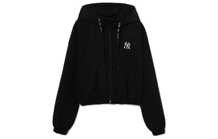 MLB New York Yankees Logo Windbreaker Sweatshirt Black () 3FWJBO131-50BKS