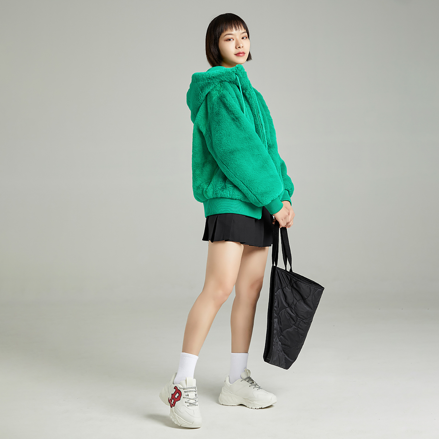 MLB New York Yankees Logo Windproof Fleece Jacket Unisex Green. 3AFDB0426-50GNS 圖 7