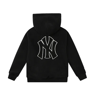 MLB New York Yankees Logo Zip Hoodie Black Unisex 31TRF6061-50L