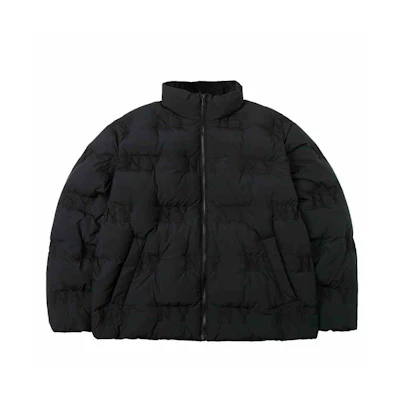 MLB New York Yankees Megagram Black Down Jumper Zip-Up Jacket Unisex. 3ADJG1046-50BKS