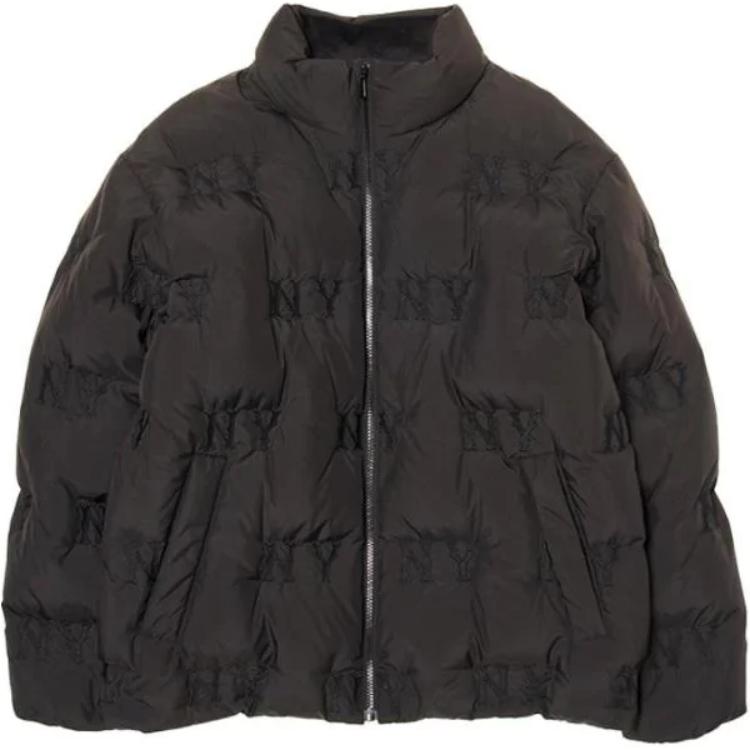 Order MLB New York Yankees Megagram Black Down Jumper Zip-Up Jacket Unisex. 3ADJG1046-50BKS