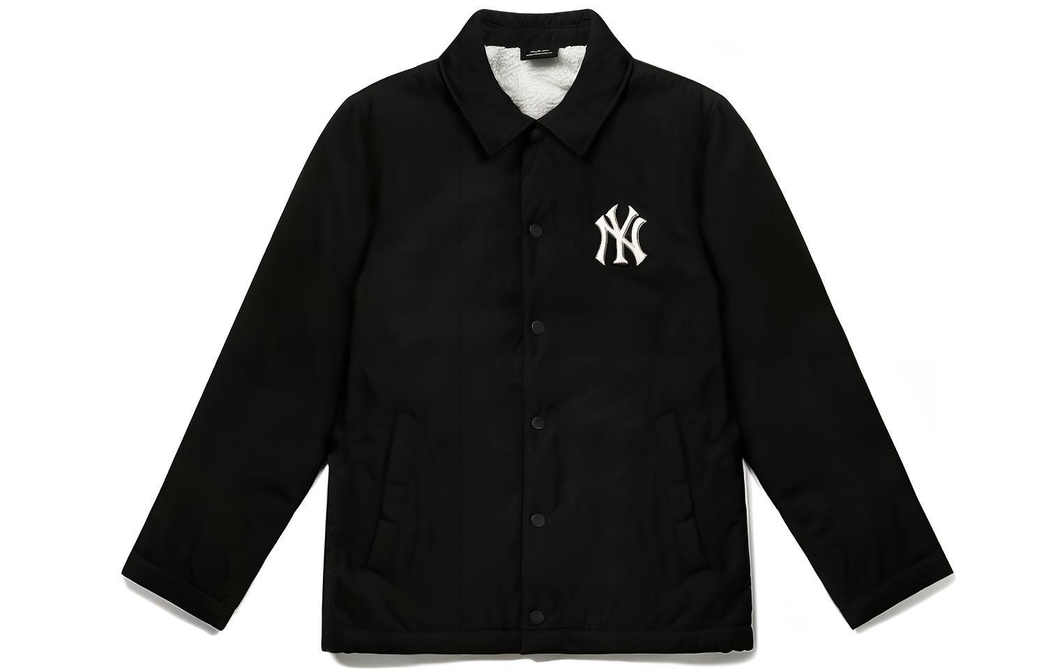 MLB New York Yankees Minimalist Logo Black Unisex Casual Jacket 31JP07061-50L