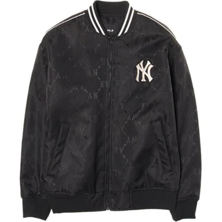 MLB New York Yankees Monogram Full-Print Zip Jacket Unisex Black. 3AJPM0144-50BKS 圖 2