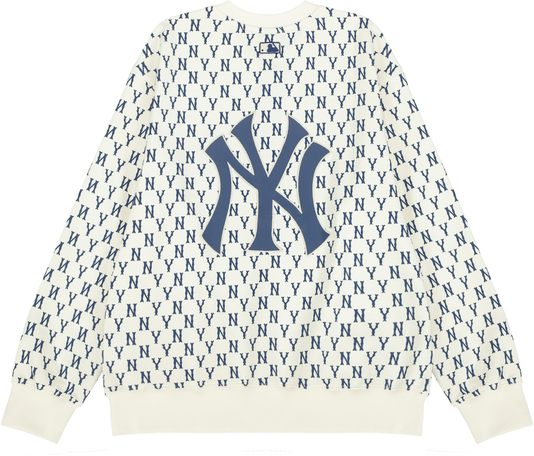 mlb-new-york-yankees-monogram-logo-crewneck-sweatshirt-cream-unisex-3-amtm-0221-50-crs