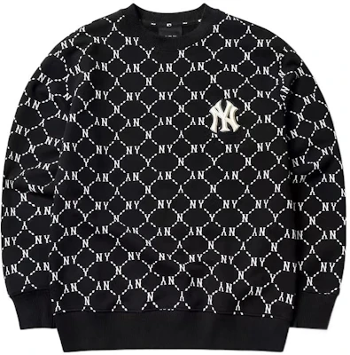 MLB 紐約洋基隊字母印花黑色男女款圓領衛衣 3AMTM0314-50BKS Order MLB 紐約洋基隊字母印花黑色男女款圓領衛衣 3AMTM0314-50BKS