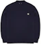 Buy MLB 紐約洋基深藍色男女休閒寬版圓領長袖上衣 3AMTEC126-Dark-Navy-Blue 3AMTEC126-DARK-NAVY-BLUE