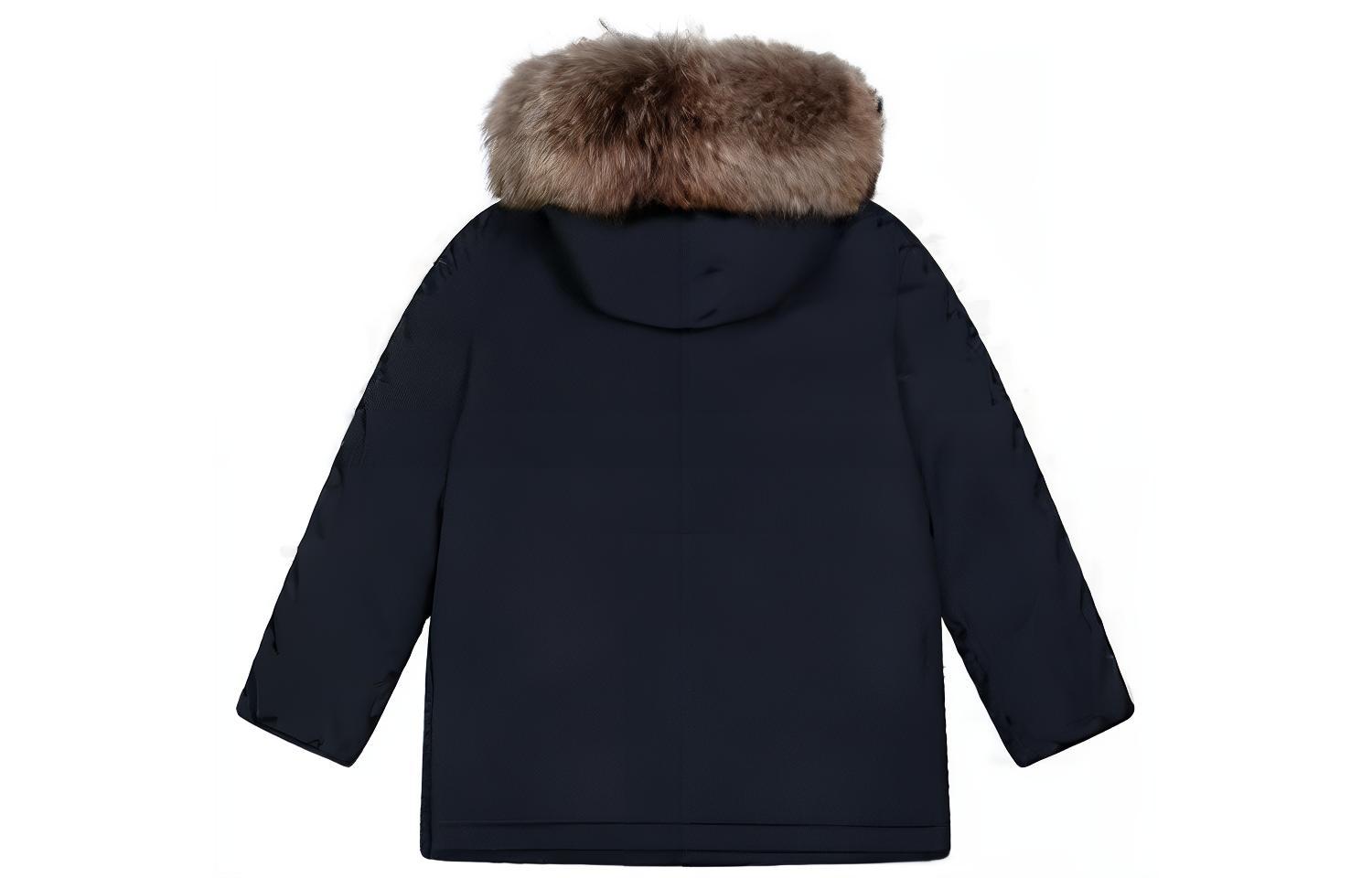 Lookbook MLB New York Yankees Jaket Puffer Pendek Navy Patch Logo Unisex 31DJCH061-150N