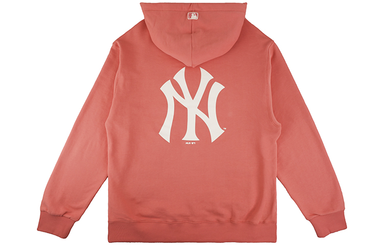 MLB New York Yankees Orange Hoodie with Large Back Logo Unisex 31HD01041-50O