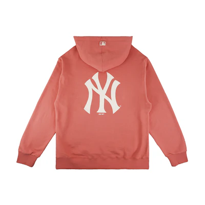 MLB New York Yankees Orange Hoodie with Large Back Logo Unisex 31HD01041-50O