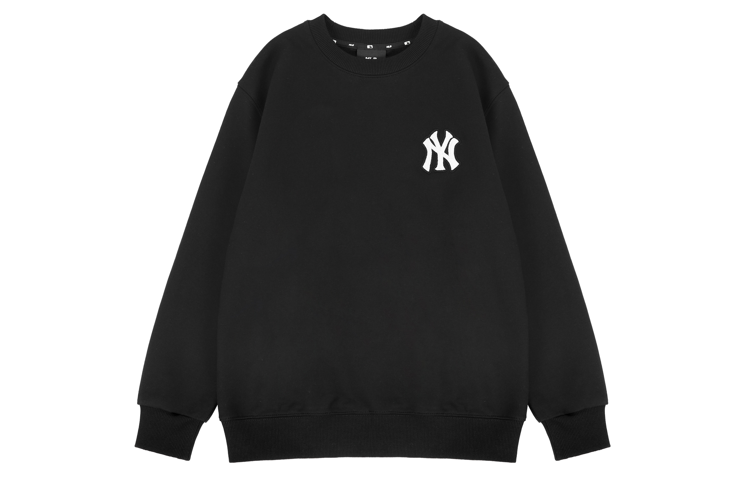 MLB New York Yankees Oversized Crewneck Sweatshirt Unisex - Black 3AMTEC514-50BKS