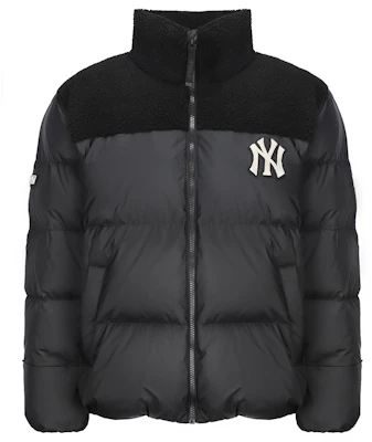 MLB New York Yankees Jaket Hitam Unisex Logo Patchwork Bordir 3ADJN0416-50BKS Order MLB New York Yankees Jaket Hitam Unisex Logo Patchwork Bordir 3ADJN0416-50BKS