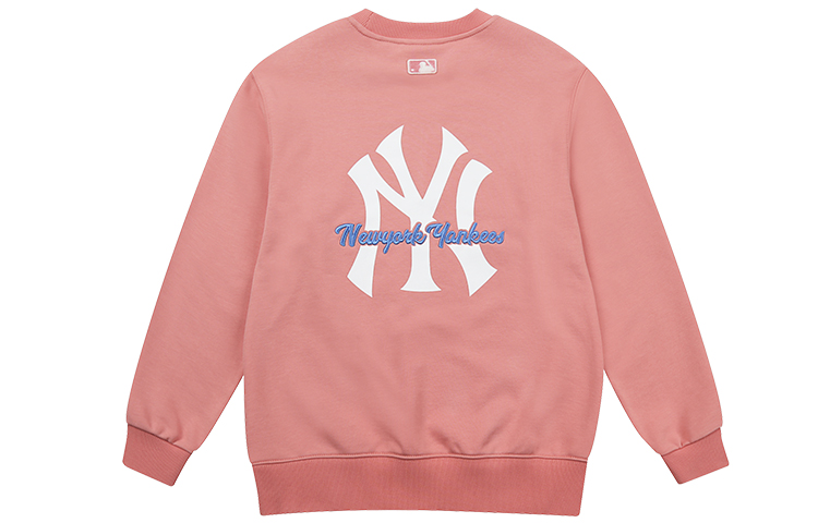 MLB New York Yankees Pink Crewneck Sweatshirt with Large Back Logo - Unisex 31MT10111-50P