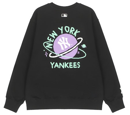 MLB纽约扬基队行星印花长袖卫衣男女同款黑色。 3AMTL0121-50BKS Order MLB纽约扬基队行星印花长袖卫衣男女同款黑色。 3AMTL0121-50BKS