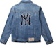 Buy Chaqueta de mezclilla unisex MLB New York Yankees estampada azul. 31DKU1111-50U