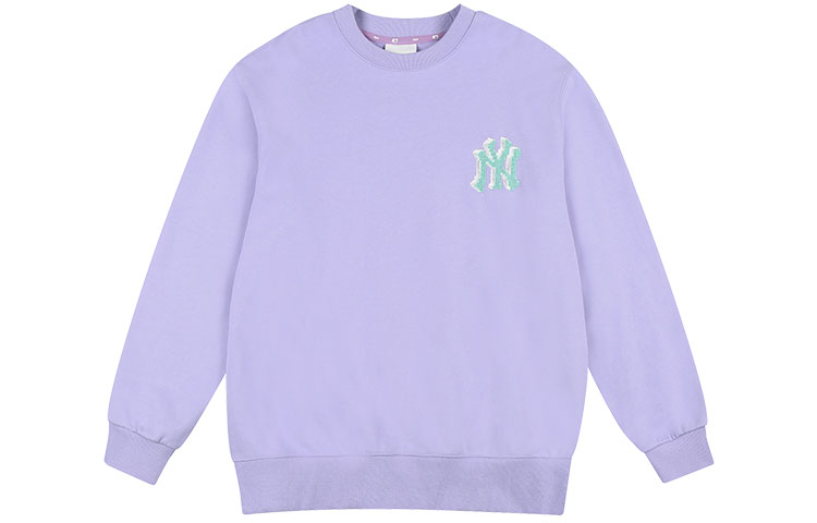 MLB New York Yankees Purple Crewneck Sweatshirt Unisex with Logo Print 31MTG2111-50V