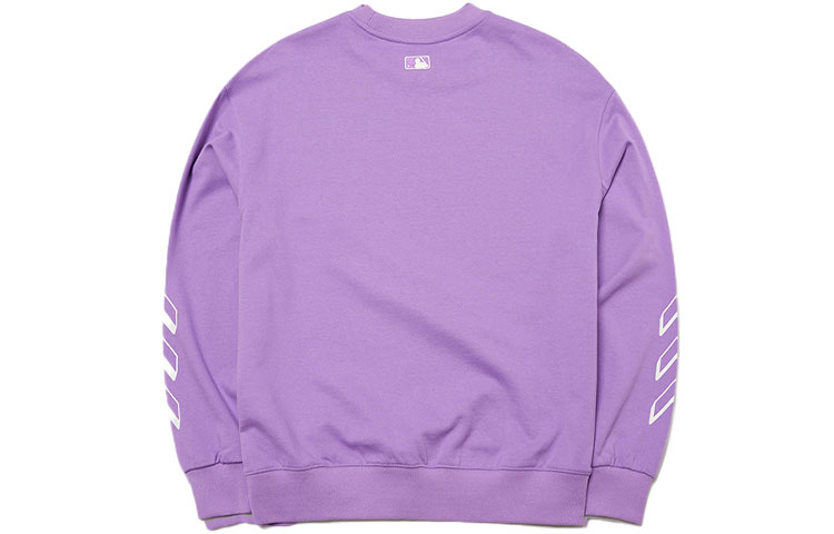 MLB New York Yankees Purple Letter Print Loose Crewneck Sweatshirt Unisex 3AMTS0514-LDS 圖 3