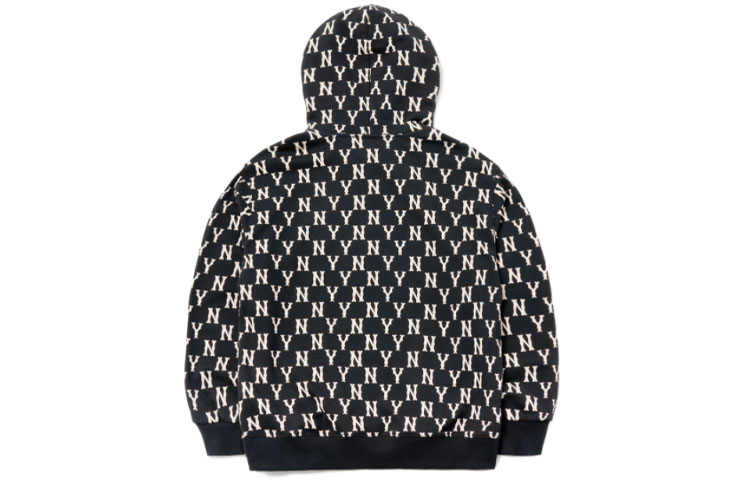 MLB New York Yankees Retro All-Over Hoodie Pullover Unisex - Black 3AHDM0214-50BKS 圖 3