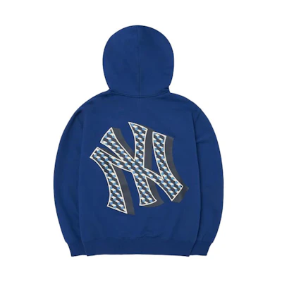 MLB New York Yankees Retro Big Logo Hoodie Unisex Blue 3AHDM0424-50BLD
