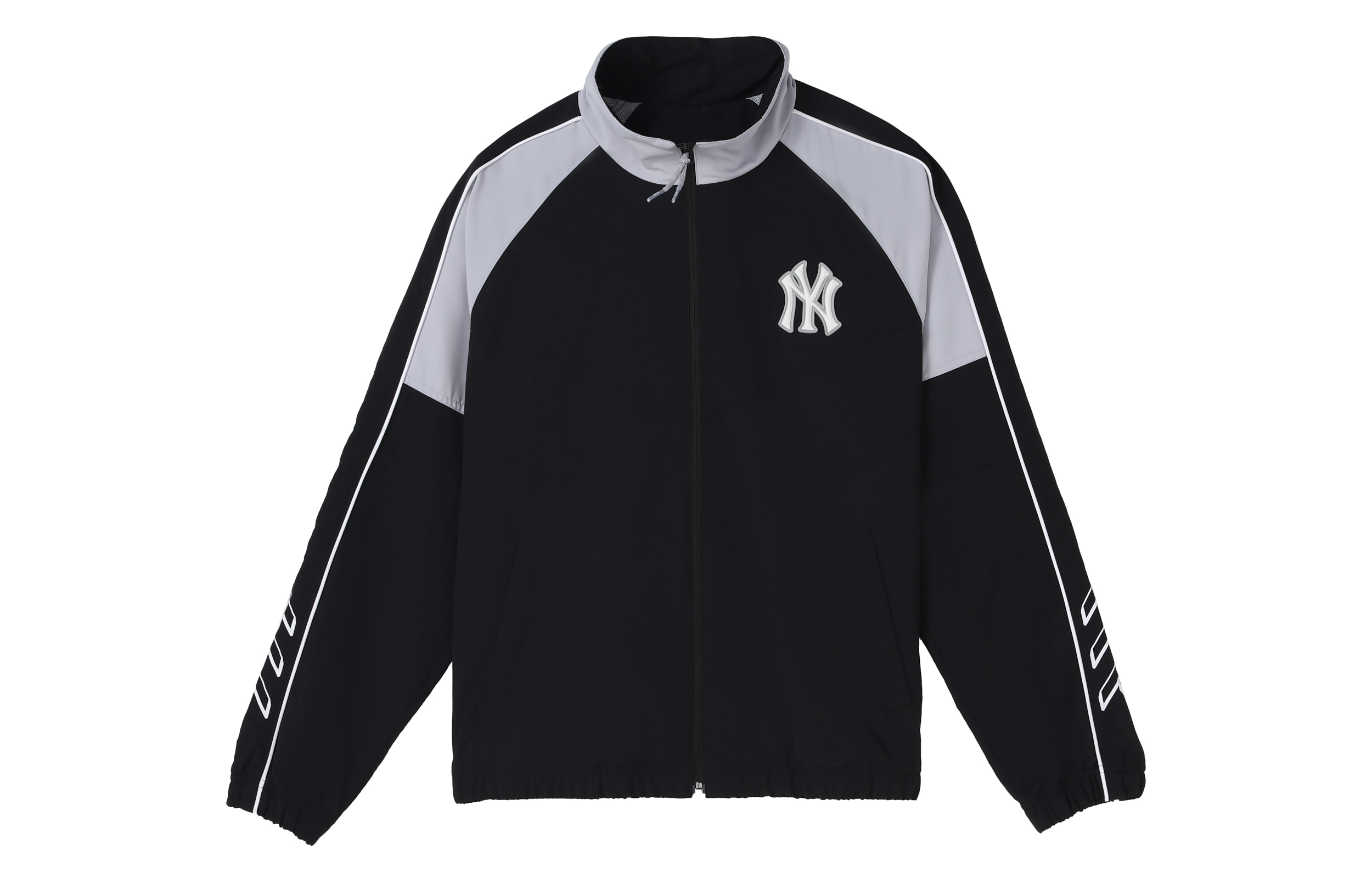 MLB New York Yankees Retro Color-Block Windbreaker Jacket Black Unisex 31JPU4111-50L