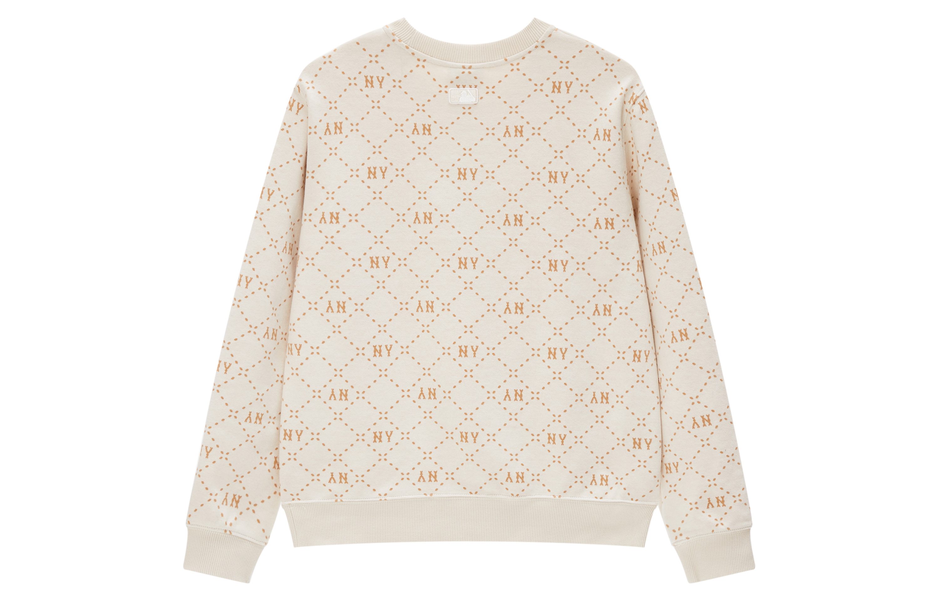 MLB New York Yankees Retro Diamond Sweatshirt Cream Unisex Crewneck 3AMTM0134-50CRD 圖 3