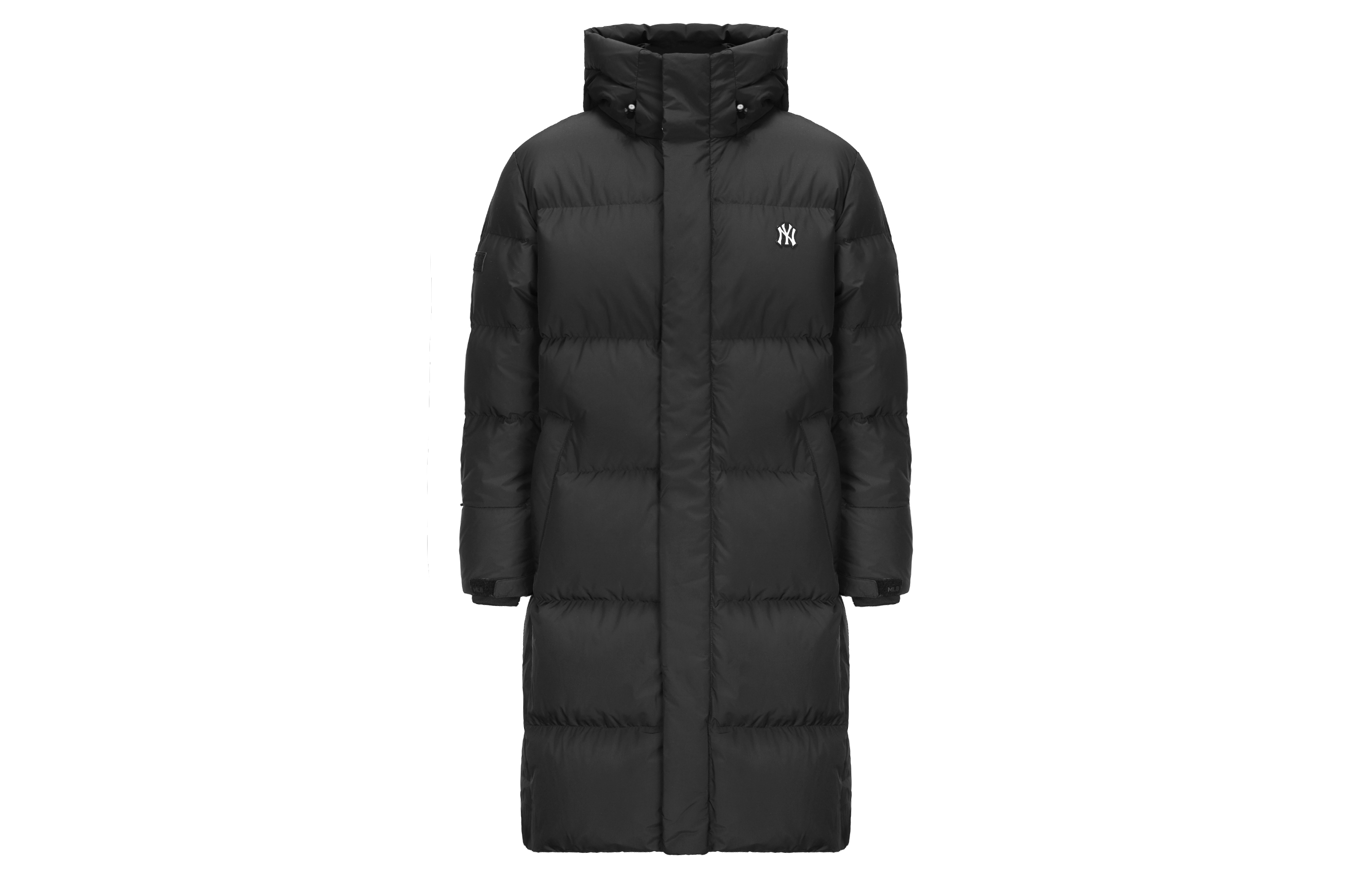 MLB New York Yankees Retro Logo Hooded Down Jacket Unisex Black Winter Wear. 3ADJJ0416-50BKS 圖 2