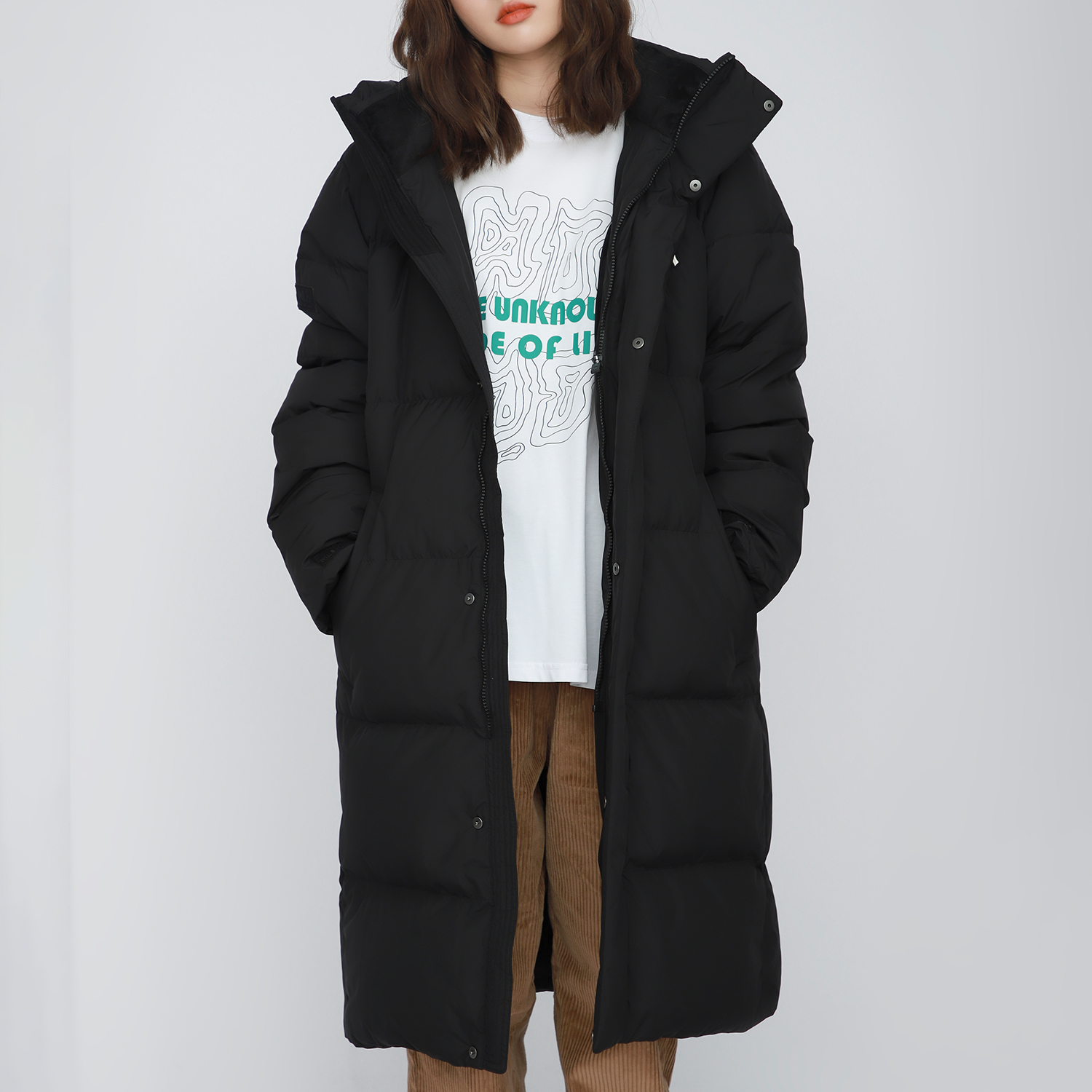 MLB New York Yankees Retro Logo Hooded Down Jacket Unisex Black Winter Wear. 3ADJJ0416-50BKS 圖 4