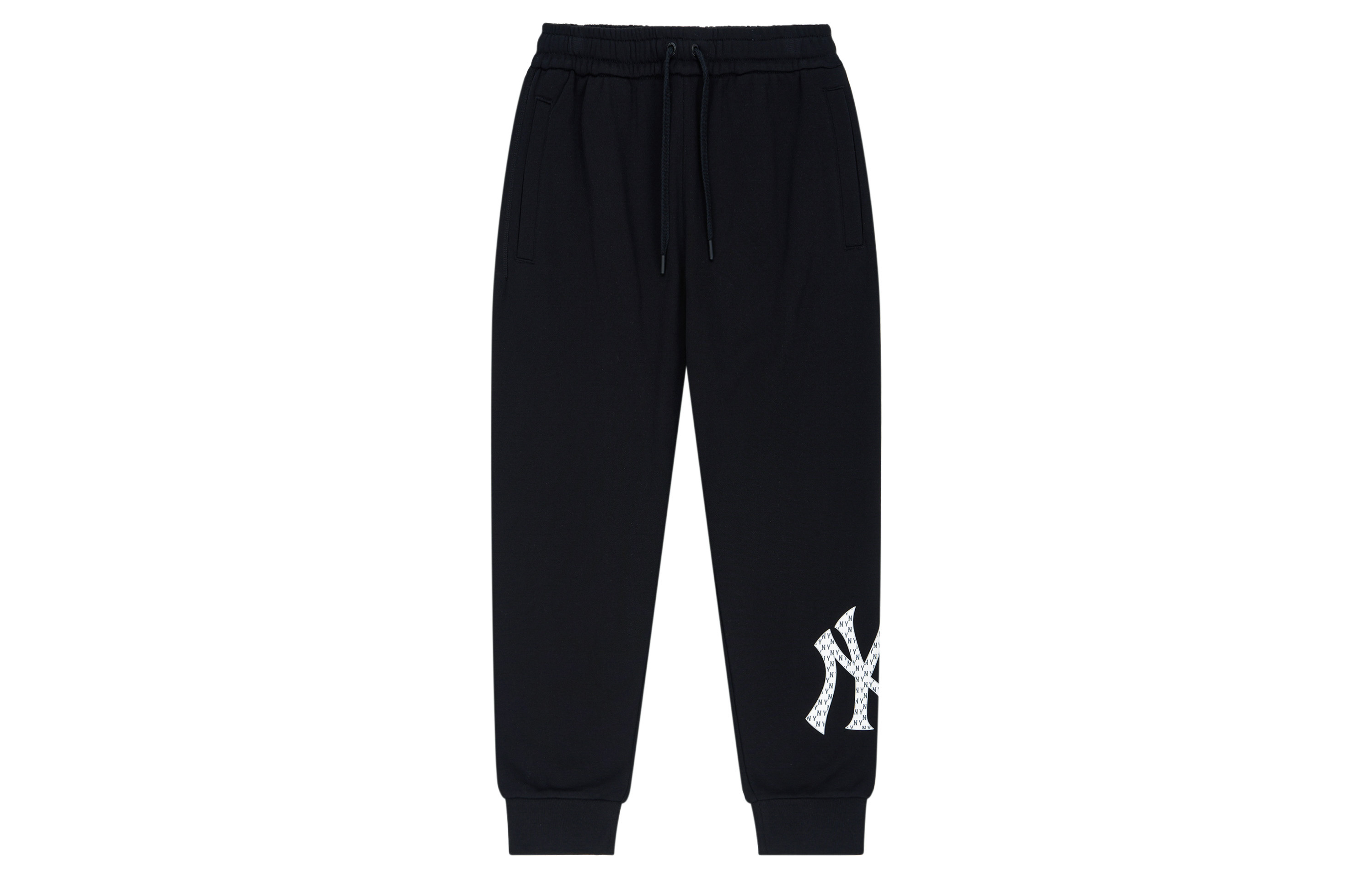 Sizing MLB New York Yankees Retro Monogram Crewneck Sweatshirt & Joggers Set Black Unisex 3AMTM034150BKS