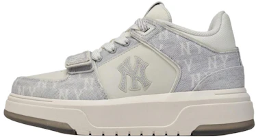 MLB New York Yankees Retro Monogram Mid-Top Sneakers Fashion Casual Shoes 3ASXMDM6N-50GRS MLB New York Yankees Retro Monogram Mid-Top Sneakers Fashion Casual Shoes 3ASXMDM6N-50GRS
