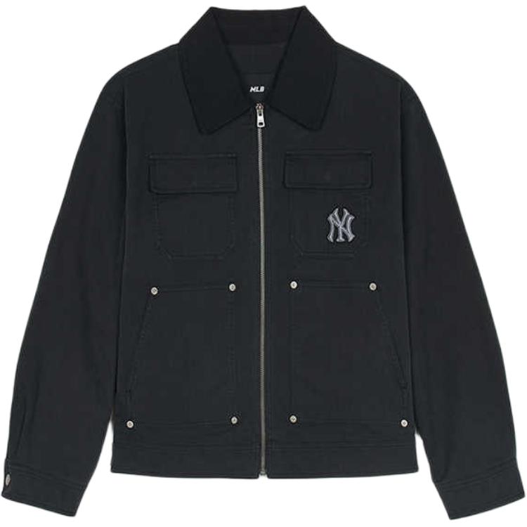 MLB New York Yankees Retro Multi-Pocket Workwear Jacket Unisex Black 3AJPB0351-50BKS 圖 2