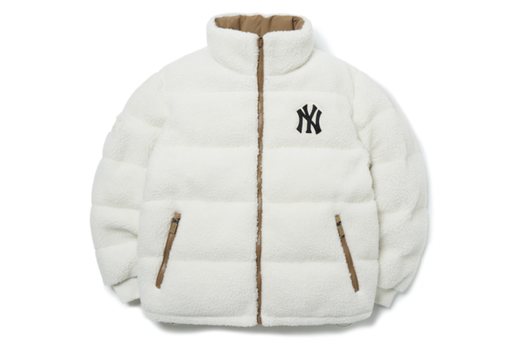 Order Chaqueta Acolchada Reversible Yankees MLB Ligera Invierno Unisex Blanca. 3ADJR0116-50CRS