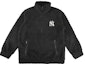 Order MLB 紐約洋基隊羊羔絨半拉鍊休閒衛衣 男女款 黑色 31MTF3061-50L
