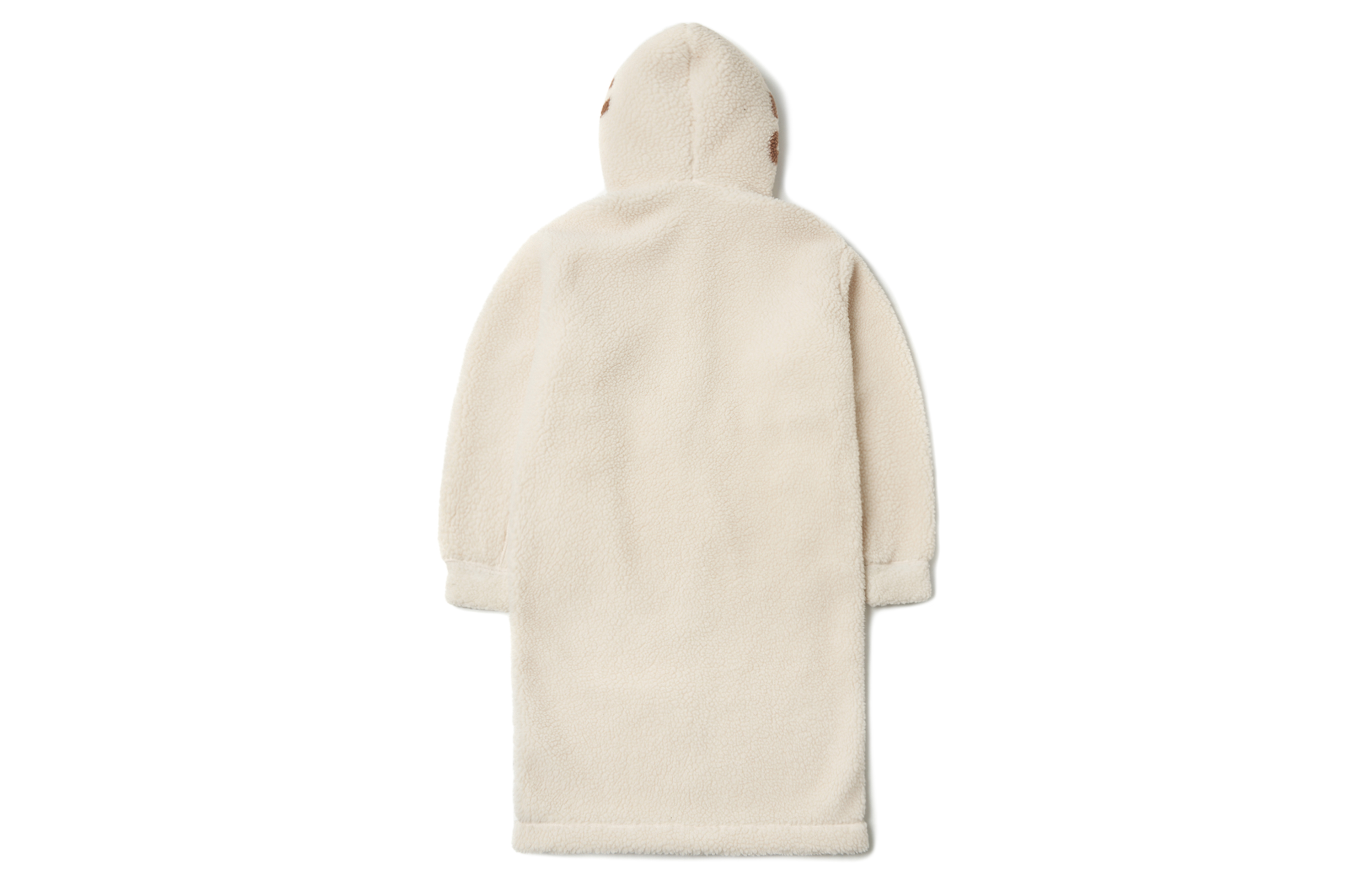 Lookbook MLB New York Yankees Sherpa Jacket Cream Unisex Casual Embroidered Coat. 3AJPF2816-50CRS