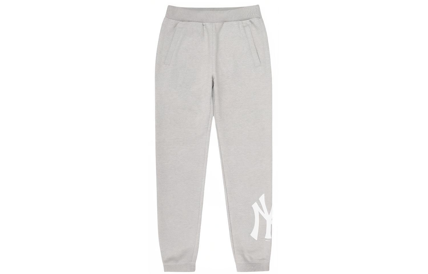 MLB New York Yankees Side Logo Trackpants Unisex Grey 31TP03111-50M