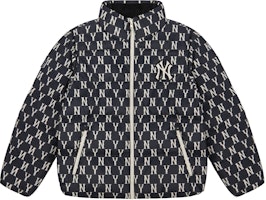 MLB New York Yankees Small Logo Puffer Jacket Unisex Black Short Design 3ADJM0116-50BKS MLB New York Yankees Small Logo Puffer Jacket Unisex Black Short Design 3ADJM0116-50BKS