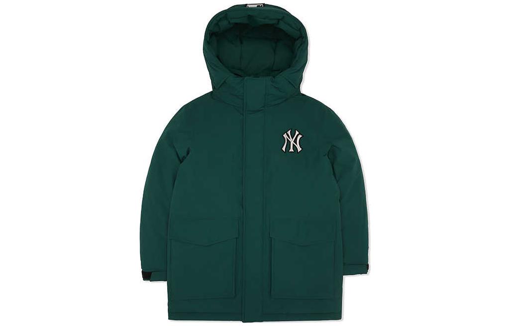 Order MLB纽约洋基队纯色连帽羽绒服男女通用 - 深绿色. 3ADJEC526-50GND